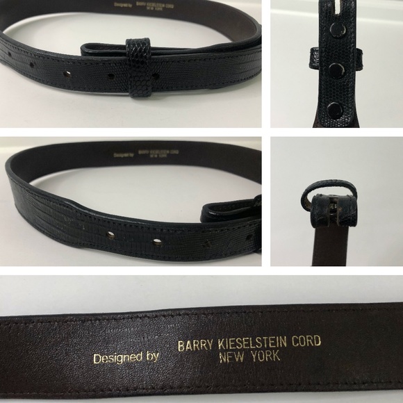 Barry Kieselstein-Cord Lot of 4 Exotic Skin Belts main image 16